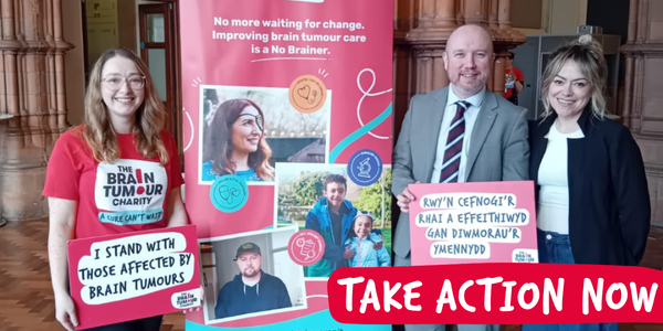 Image of campaigners and Mabon ap Gwynfor MS